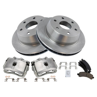 TRQ® - Rear Disc Brake Kit with Ceramic Pads and Calipers