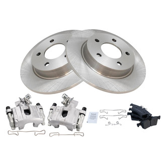 TRQ® - Rear Disc Brake Kit with Ceramic Pads and Calipers