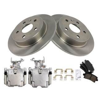 TRQ® - Rear Disc Brake Kit with Ceramic Pads and Calipers