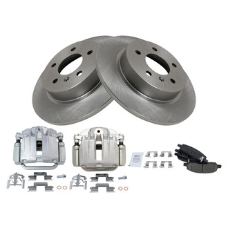 TRQ® - Rear Disc Brake Kit with Ceramic Pads and Calipers