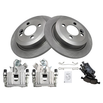 TRQ® - Rear Disc Brake Kit with Ceramic Pads and Calipers