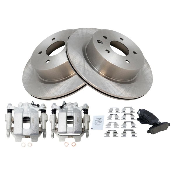 TRQ® - Ceramic Brake Pad & Rotor Kit with Calipers