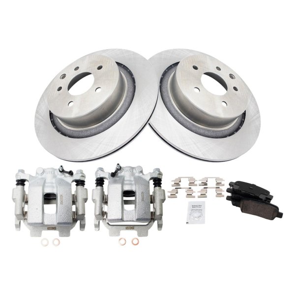 TRQ® - Ceramic Brake Pad & Rotor Kit with Calipers