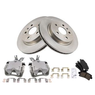 TRQ® - Rear Disc Brake Kit with Ceramic Pads and Calipers