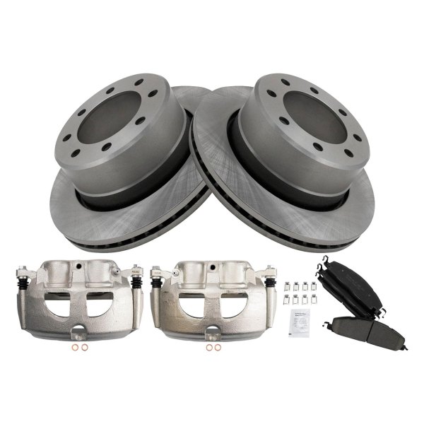 TRQ® - Ceramic Brake Pad & Rotor Kit with Calipers