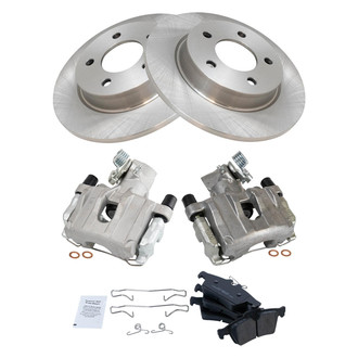 TRQ® - Rear Disc Brake Kit with Ceramic Pads and Calipers