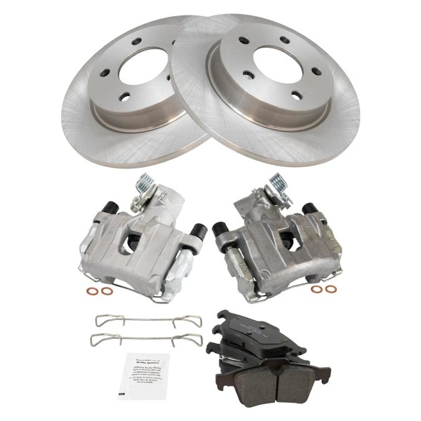 TRQ® - Ceramic Brake Pad & Rotor Kit with Calipers