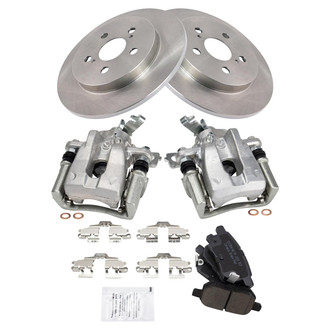 TRQ® - Rear Disc Brake Kit with Ceramic Pads and Calipers