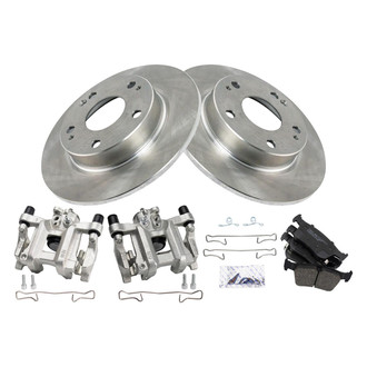 TRQ® - Rear Disc Brake Kit with Ceramic Pads and Calipers