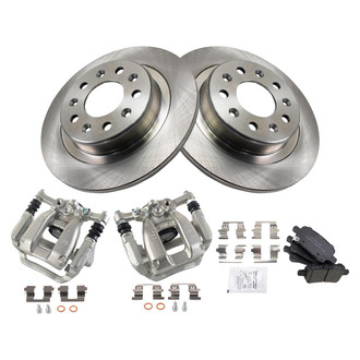 TRQ® - Rear Disc Brake Kit with Ceramic Pads and Calipers