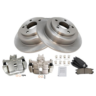 TRQ® - Rear Disc Brake Kit with Ceramic Pads and Calipers