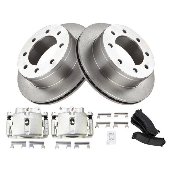 TRQ® - Ceramic Brake Pad & Rotor Kit with Calipers