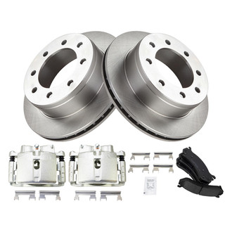 TRQ® - Rear Disc Brake Kit with Ceramic Pads and Calipers