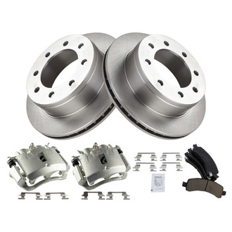TRQ® - Rear Disc Brake Kit with Ceramic Pads and Calipers