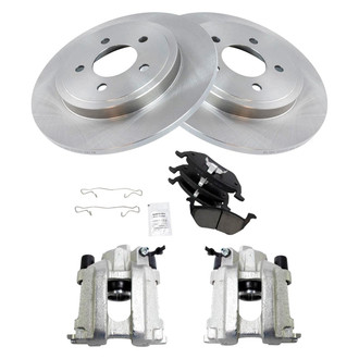 TRQ® - Rear Disc Brake Kit with Ceramic Pads and Calipers