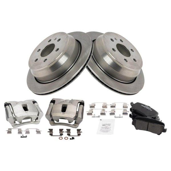 TRQ® - Ceramic Brake Pad & Rotor Kit with Calipers