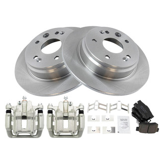TRQ® - Rear Disc Brake Kit with Ceramic Pads and Calipers