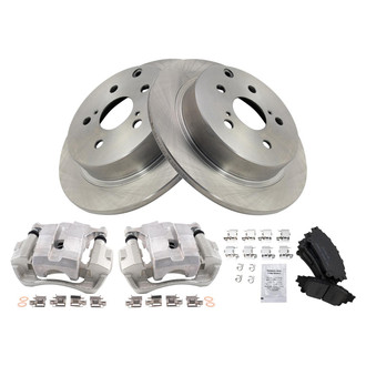 TRQ® - Rear Disc Brake Kit with Ceramic Pads and Calipers