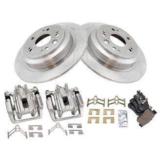 TRQ® - Rear Disc Brake Kit with Ceramic Pads and Calipers