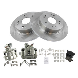 TRQ® - Rear Disc Brake Kit with Ceramic Pads and Calipers
