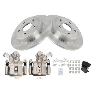 TRQ® - Disc Brake Kit with Ceramic Pads and Calipers