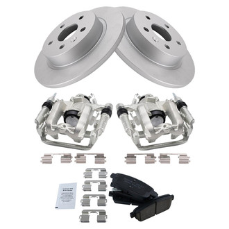TRQ® - Rear Disc Brake Kit with Ceramic Pads and Calipers