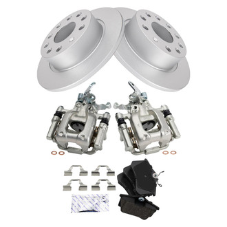 TRQ® - Rear Disc Brake Kit with Ceramic Pads and Calipers