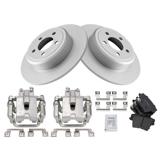 TRQ® - Rear Disc Brake Kit with Ceramic Pads and Calipers
