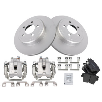 TRQ® - Rear Disc Brake Kit with Ceramic Pads and Calipers