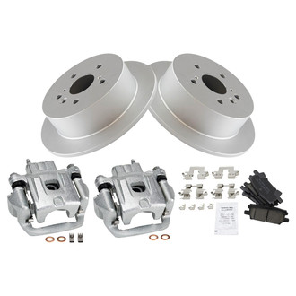 TRQ® - Rear Disc Brake Kit with Ceramic Pads and Calipers