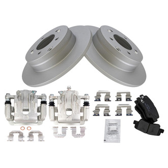 TRQ® - Rear Disc Brake Kit with Ceramic Pads and Calipers