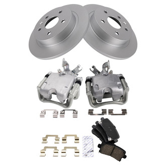 TRQ® - Rear Disc Brake Kit with Ceramic Pads and Calipers