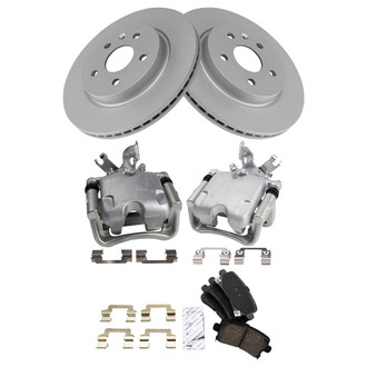TRQ® - Rear Disc Brake Kit with Ceramic Pads and Calipers
