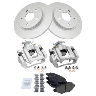 TRQ® - Rear Disc Brake Kit with Ceramic Pads and Calipers