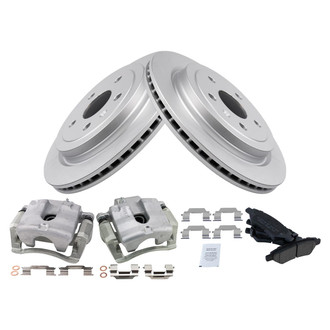 TRQ® - Rear Disc Brake Kit with Ceramic Pads and Calipers