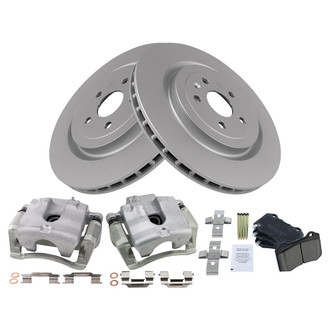 TRQ® - Rear Disc Brake Kit with Ceramic Pads and Calipers