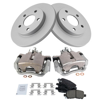 TRQ® - Rear Disc Brake Kit with Ceramic Pads and Calipers