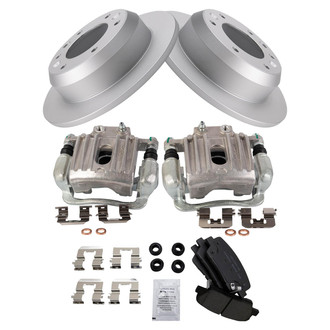 TRQ® - Rear Disc Brake Kit with Ceramic Pads and Calipers