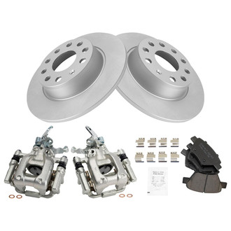 TRQ® - Rear Disc Brake Kit with Ceramic Pads and Calipers