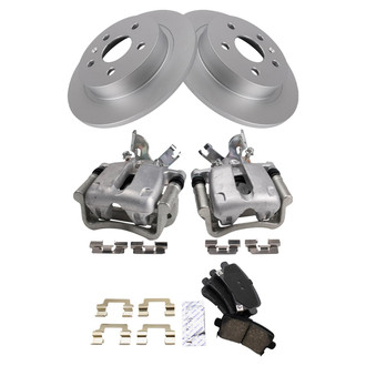 TRQ® - Rear Disc Brake Kit with Ceramic Pads and Calipers