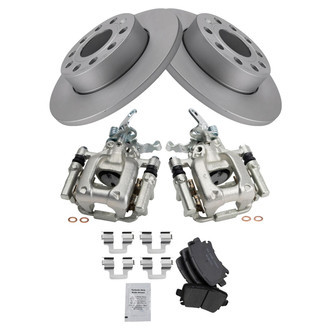 TRQ® - Rear Disc Brake Kit with Ceramic Pads and Calipers