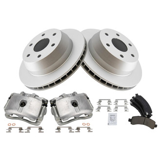 TRQ® - Rear Disc Brake Kit with Ceramic Pads and Calipers
