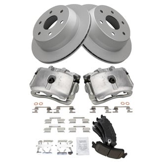 TRQ® - Rear Disc Brake Kit with Ceramic Pads and Calipers