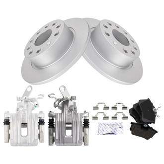 TRQ® - Rear Disc Brake Kit with Ceramic Pads and Calipers