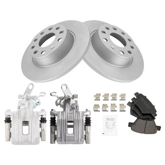 TRQ® - Rear Disc Brake Kit with Ceramic Pads and Calipers