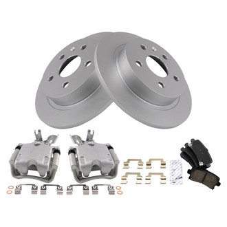 TRQ® - Rear Disc Brake Kit with Ceramic Pads and Calipers