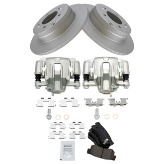 TRQ® - Rear Disc Brake Kit with Ceramic Pads and Calipers