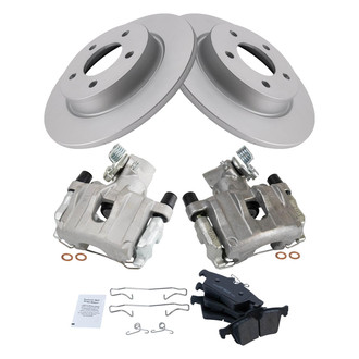 TRQ® - Rear Disc Brake Kit with Ceramic Pads and Calipers