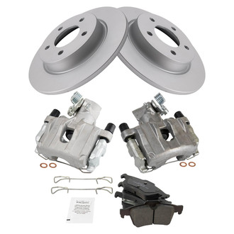 TRQ® - Rear Disc Brake Kit with Ceramic Pads and Calipers