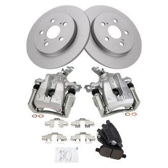 TRQ® - Rear Disc Brake Kit with Ceramic Pads and Calipers